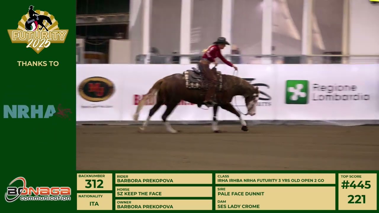 Futurity 2025 - BARBORA PREKOPOVA & SZ KEEP THE FACE composite score 432