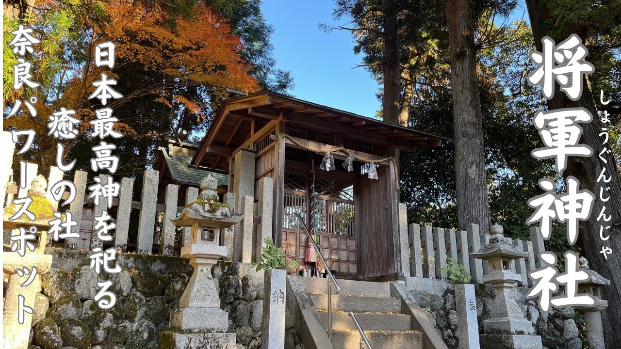 日本最高神を祀る‼️癒しの社✨「将軍神社」⛩️【奈良パワースポット】