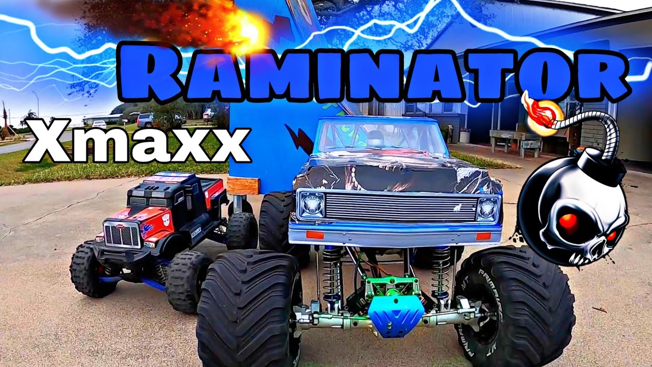 Traxxas Xmaxx and Primal Raminator!