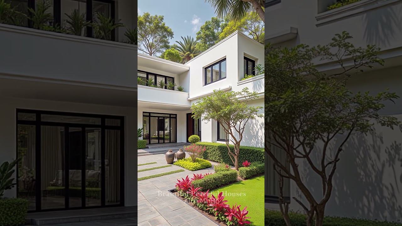 Modern 2-Story Villa &ndash; Elegant Design with Peaceful Garden