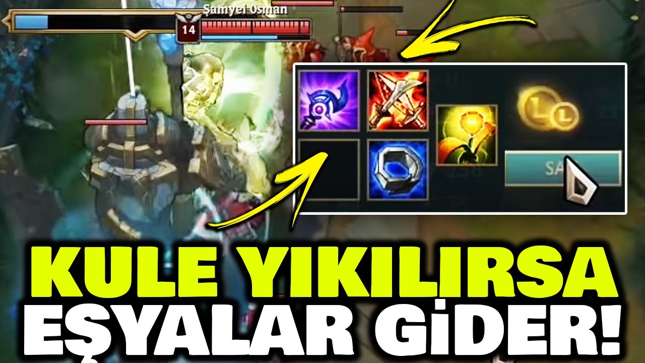 KULE YIKILIRSA EŞYALARI SATIYORUZ!! BERBAT CHALLENGE | Demir Dünyası