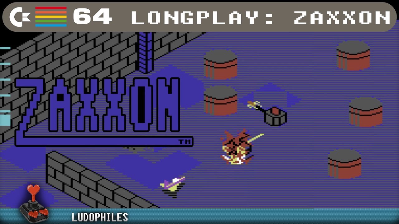 Zaxxon C64 Longplay [156] Full Playthrough / Walkthrough (no commentary) #c64 #retrogaming