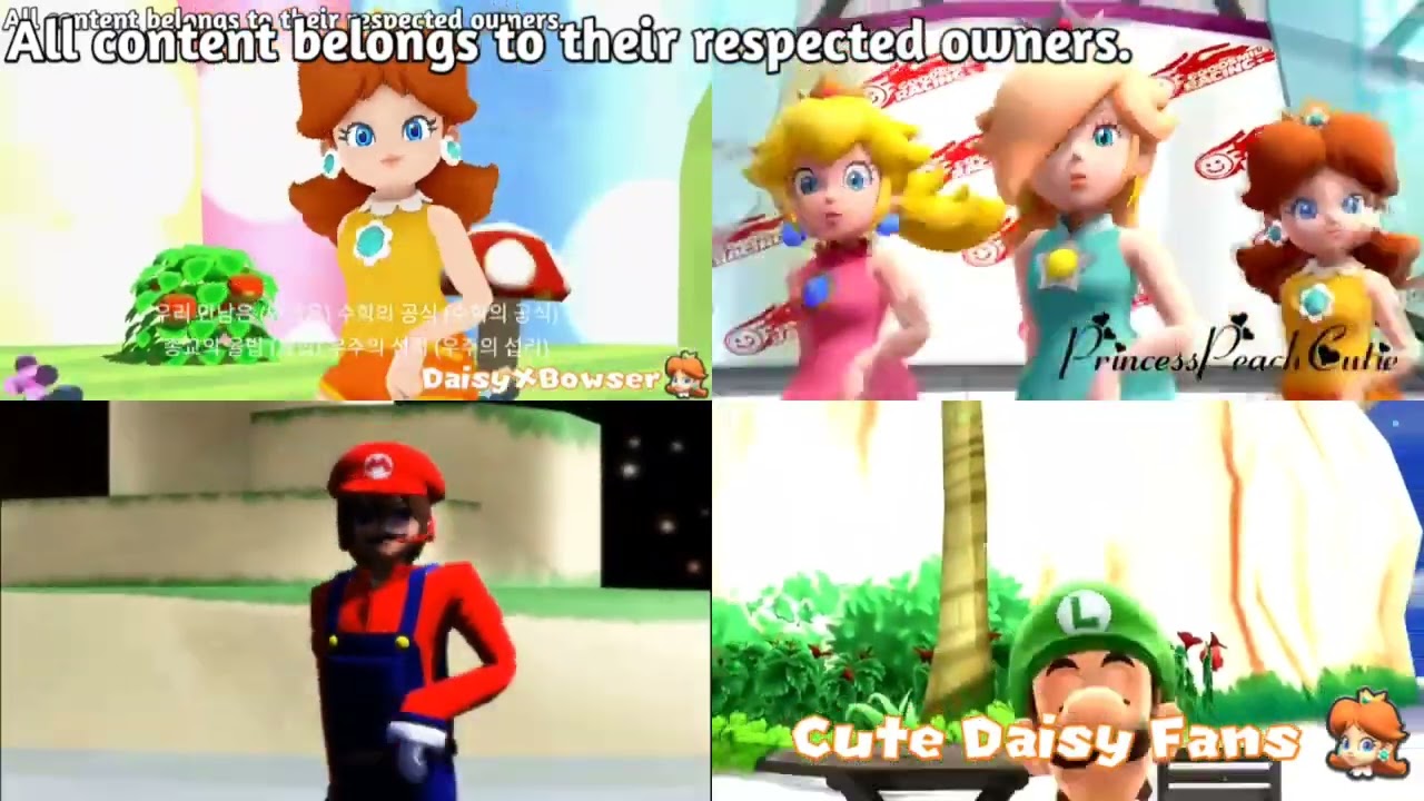 Super Mario DNA MMD (Quadparison)