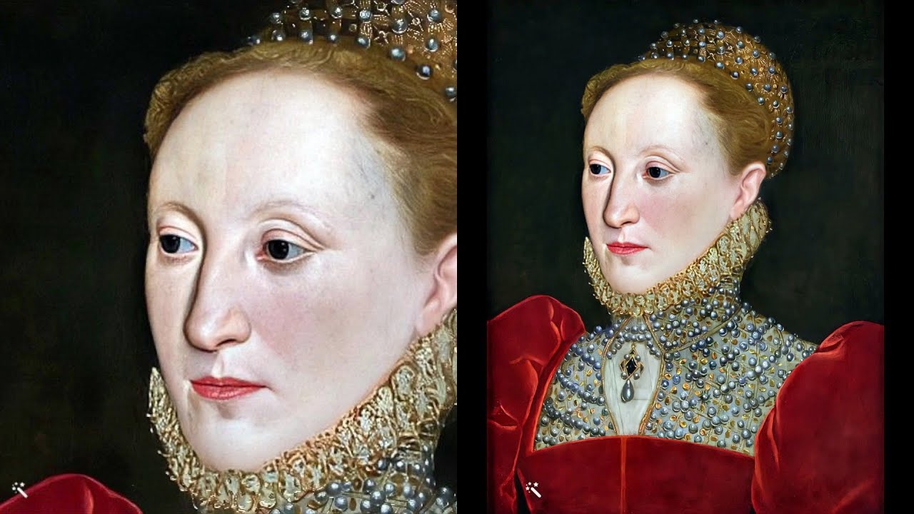 The Human Face of Queen Elizabeth I The Tudor. Paintings as real life people!
