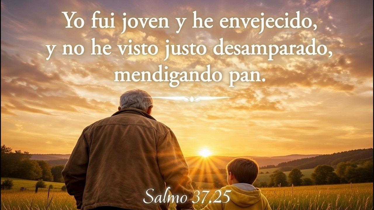 el secreto bíblico para no temer al mañana | salmos 37:25 #fe #dios #reflexion #biblia