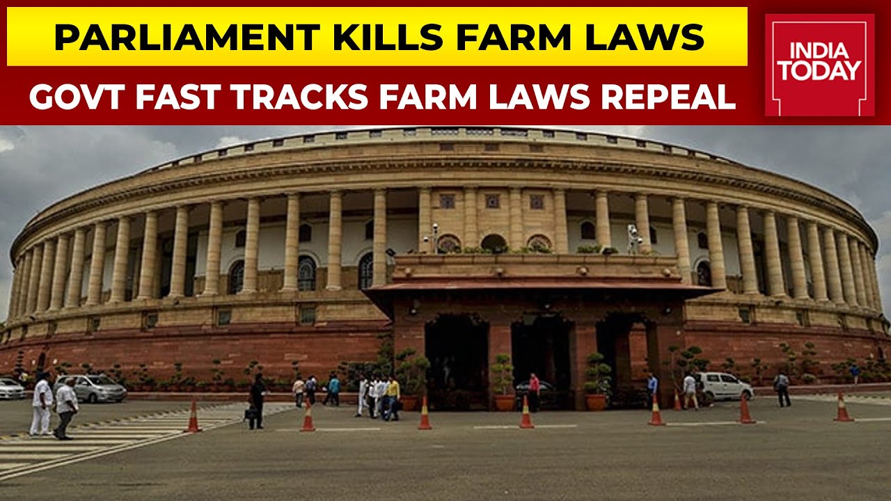 Parliament Kills Farm Laws: Lok Sabha, Rajya Sabha Pass Farm Laws Repeal Bill Amid Opposition Ruckus