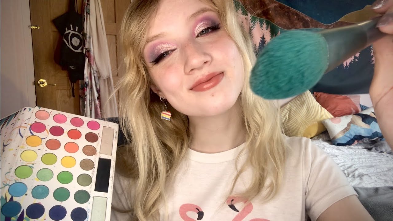 [ASMR] Doing your makeup for pride! 🏳️&zwj;🌈 ~ soft spoken, personal attention