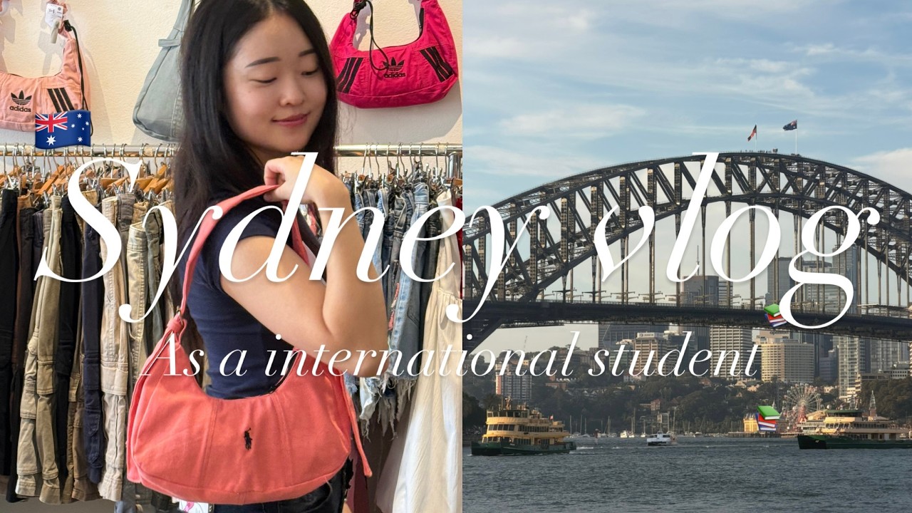 (EN/KR Sub) Sydney Vlog | Life as a Korean Student | in Sydney 🇦🇺 | 완벽하지 않은 영어로 살아남기 | 현실 시드니 유학생