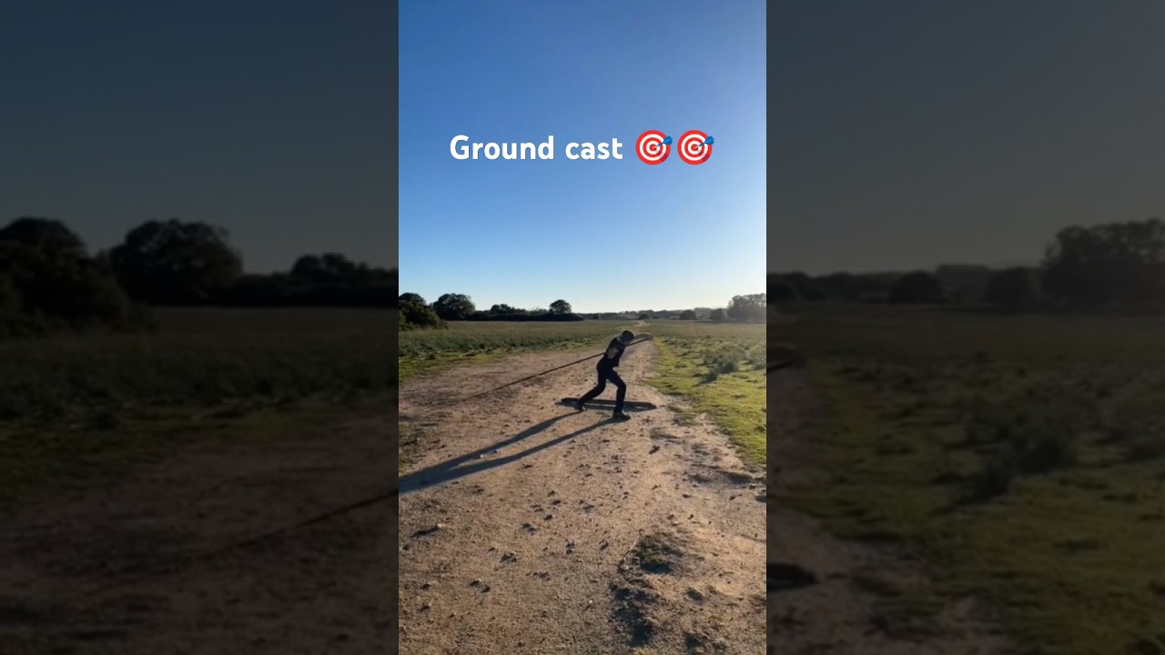 The last ground cast of 2024 !🎯 #groundcast #longcasting #end2024
