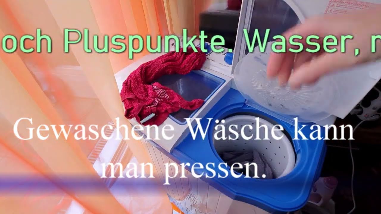 TecTake Miniwaschmaschine (Mini Washing Machine)