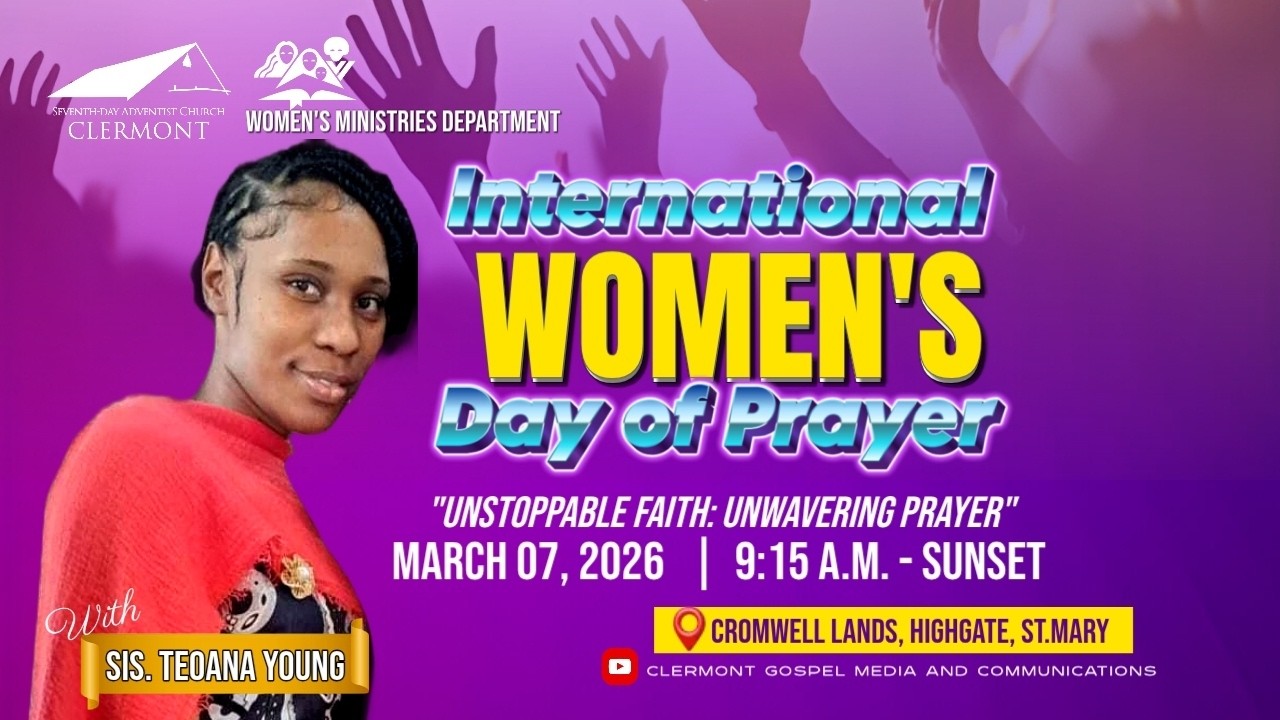 INTERNATIONAL WOMEN'S DAY OF PRAYER ||  3:00 P.M. || 2026/03/07