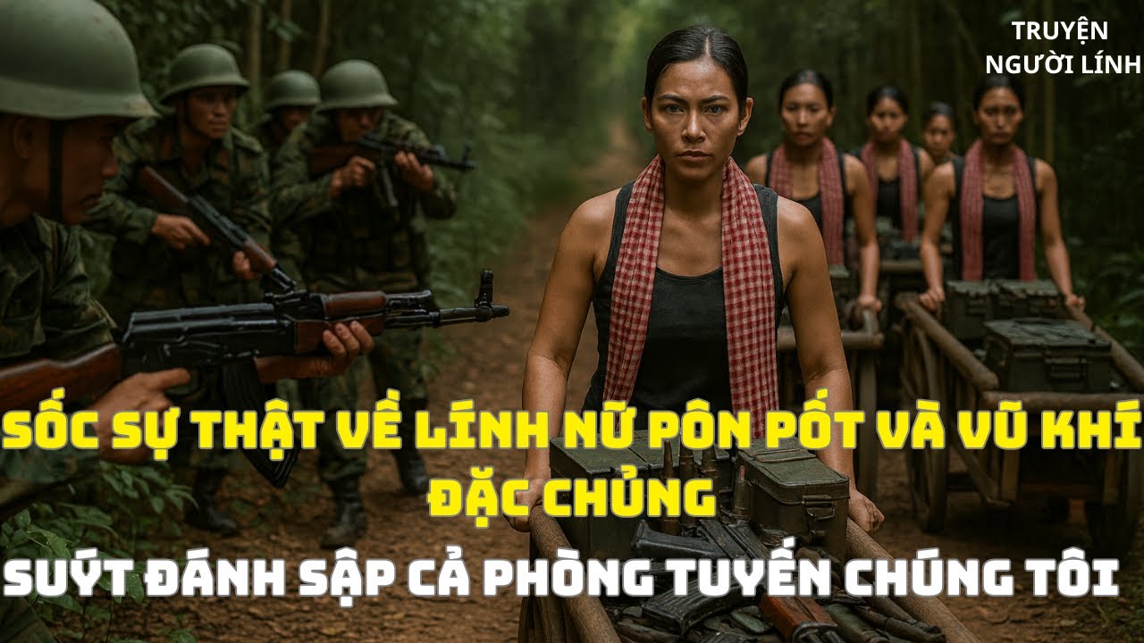 SỐC Sự Thật Về Lính Nữ Pôn Pốt Và Vũ Khí Đặc Chủng– Suýt Đánh Sập Cả Phòng Tuyến Chúng Tôi