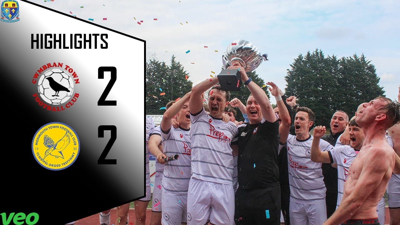 Cwmbrân Town 2-2 Monmouth Town | Gwent Premier League Highlights | Undefeated Champions!!🍾🐦‍⬛