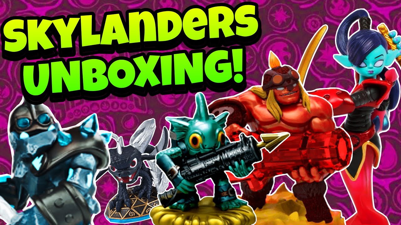 UNBOXING SO MANY SKYLANDERS! w/Liz 