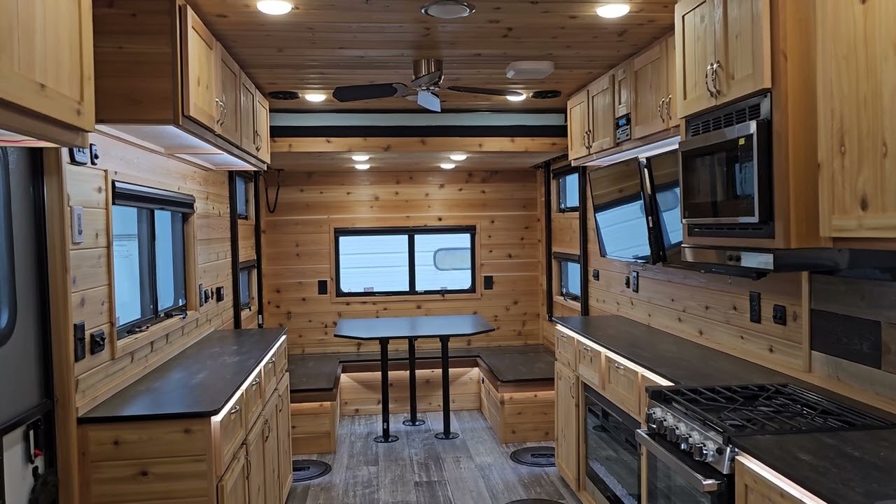 Brand New 8'x24' Alumaice Fish House - Cedar Interior Clearcoat