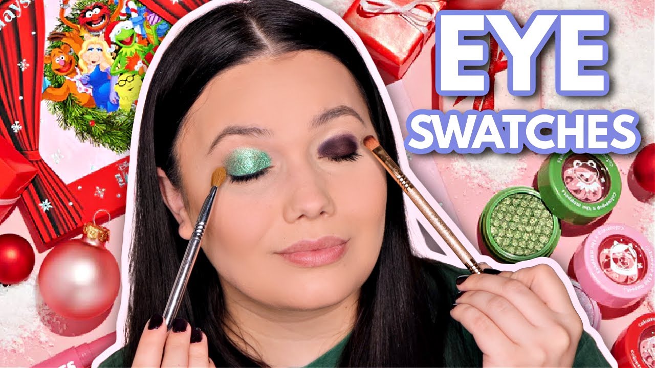 COLOURPOP Muppets Holiday Collection! EYE SWATCHES