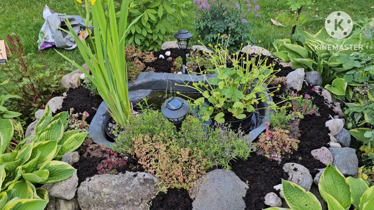 เสริมสวยบ่อน้ำพุน้อยที่บ้านสวีเดนกัน Garden in Sweden 🇸🇪