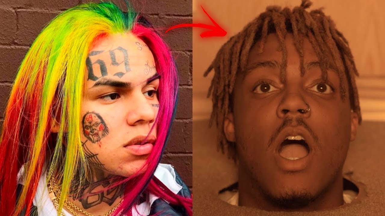 6IX9INE VS JUICE WRLD 😱 RAPPERS se ATACAM em REDES SOCIAIS e geram MEMES│Marco dos Anjos