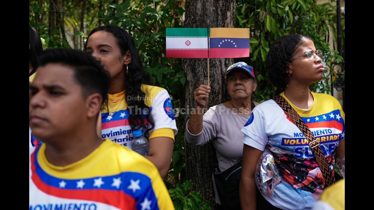 Activists in Venezuela march in solidarity with Iran