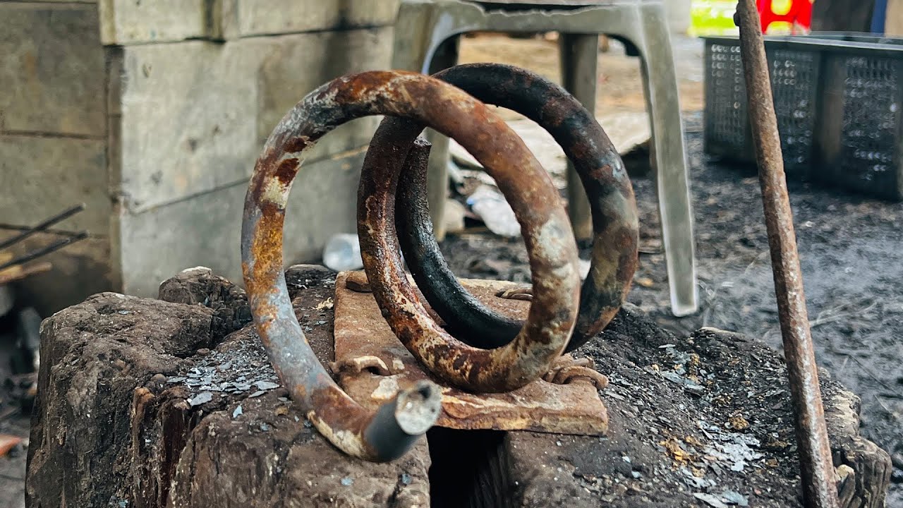 Knife Making - Forging A Machete From The Coil spring