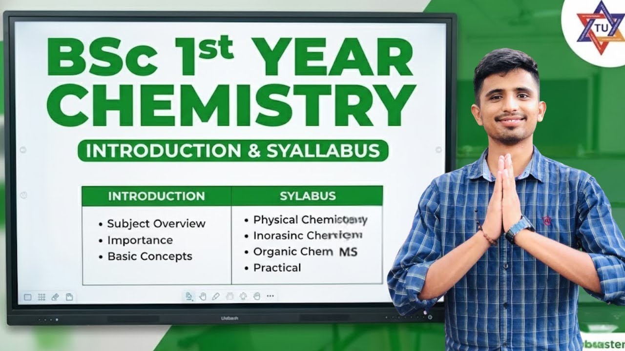 BSc 1st Year Chemistry || TU Syllabus & Important Questions ️‍🔥