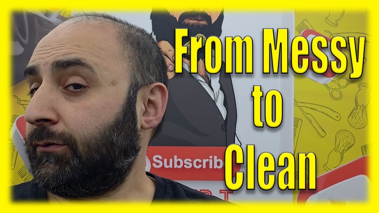 From Messy to Clean | Full Hair & Beard Transformation