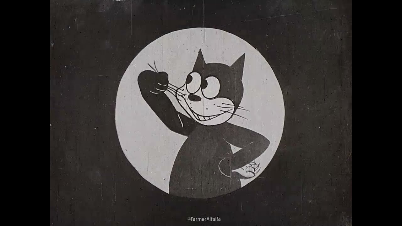 The Fable Of The Cat And The Mice | 1922 | Aesop's Fable Silent Cartoon | Paul Terry | 35mm