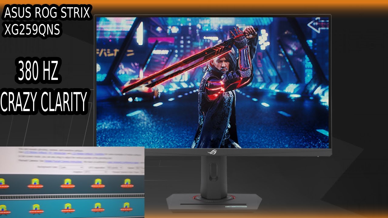 Yeni 360 hz monitorüm olm bu ne ?  Asus Rog strix xg259qns