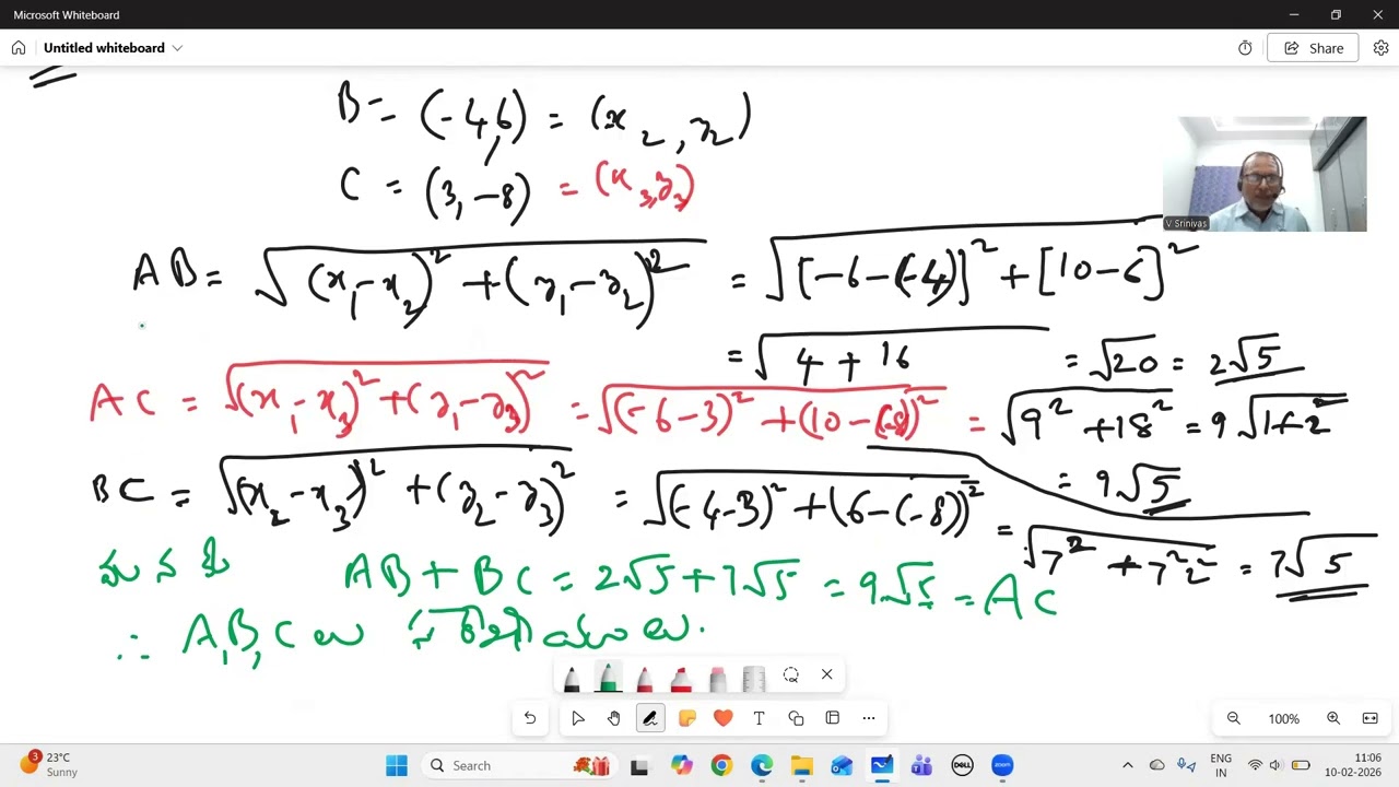 X class Mathematics,  AP March 2025 Telugu Med: Part3, Retd Prof Vedanabhatla Srinivas