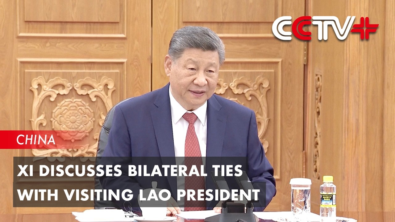 Xi Discusses Bilateral Ties with Visiting Lao President