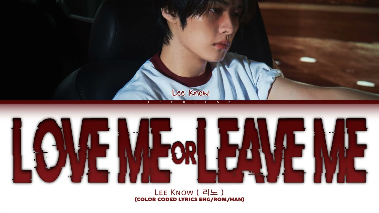 Lee Know (Stray Kids) LOVE ME OR LEAVE ME (Original by DAY6) Color Coded Lyrics