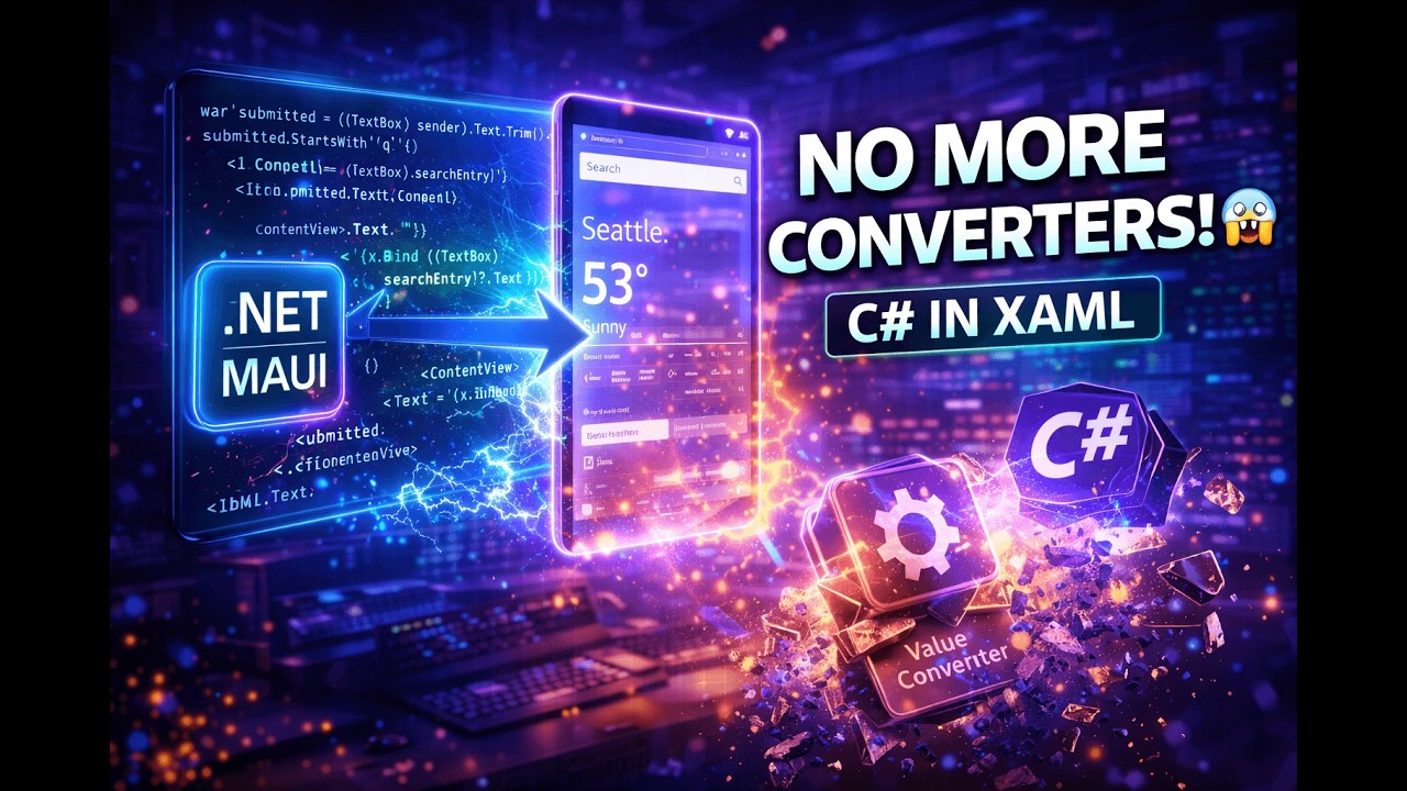 .NET MAUI – NO MORE CONVERTERS! 🔥 Clean MVVM Without ValueConverters (2026 Guide)