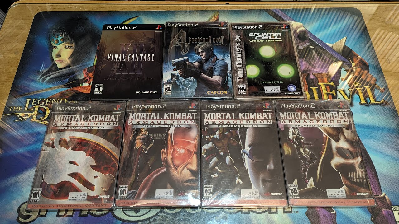 All 7 NTSC Steelbooks For PlayStation 2