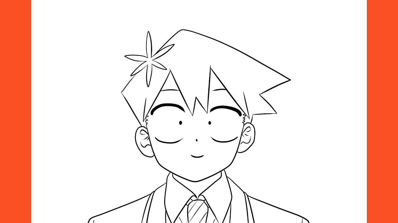 How To Draw Hitohito (Komi Can't Communicate)