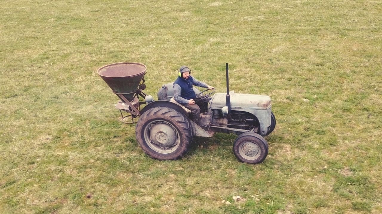Sprider konstgödsel