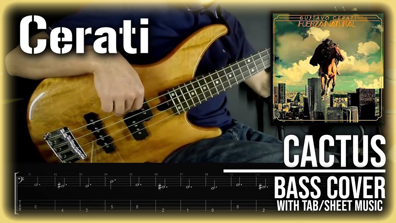 Gustavo Cerati - Cactus | Bass Cover | Styfler Fonsek