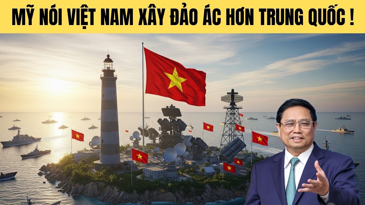 Mỹ tuyên bố Việt Nam còn xây đảo ác hơn cả Trung Quốc !