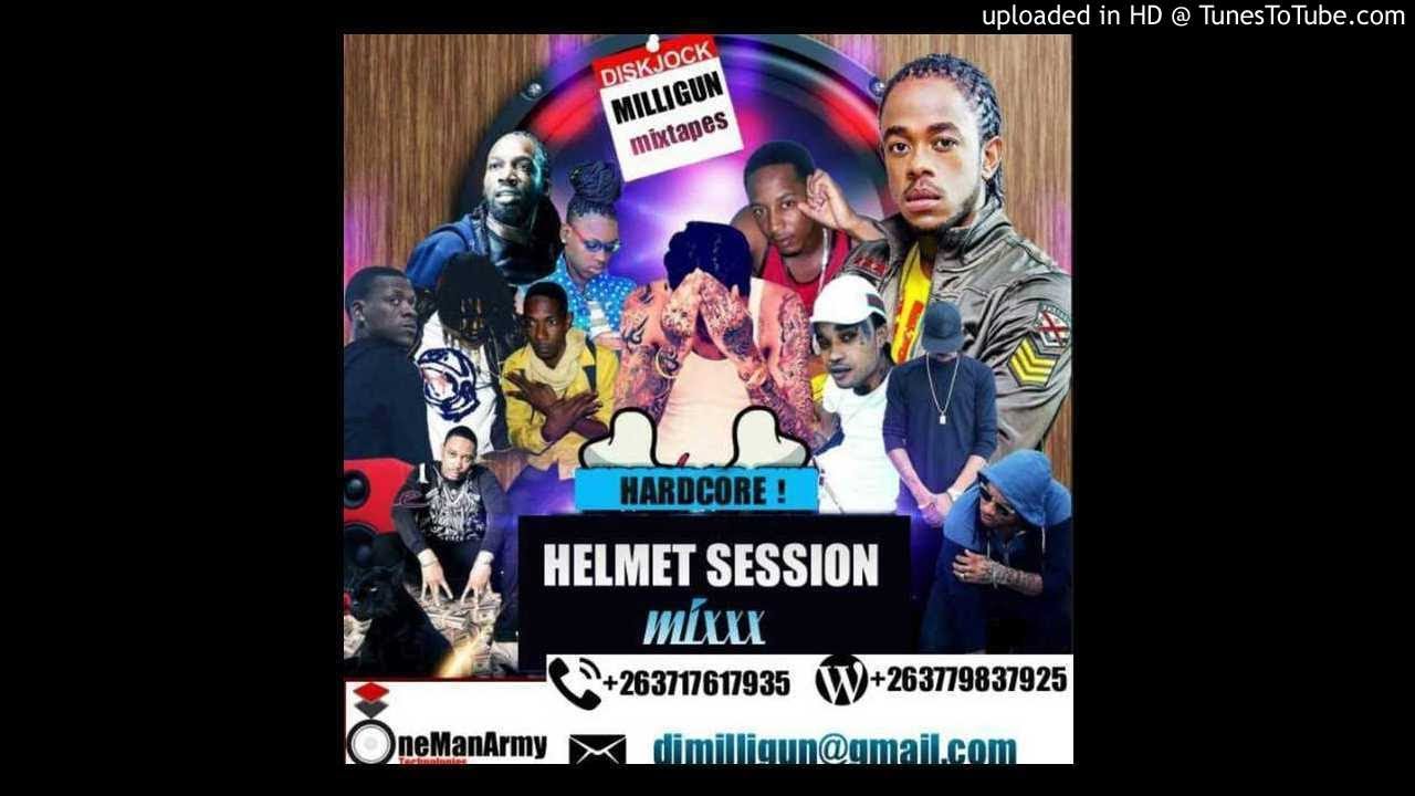 HELMET SESSION [HARDCORE DANCEHALL MIXTAPE 2019]  by Dj Milligun featuring top jamaican  artists