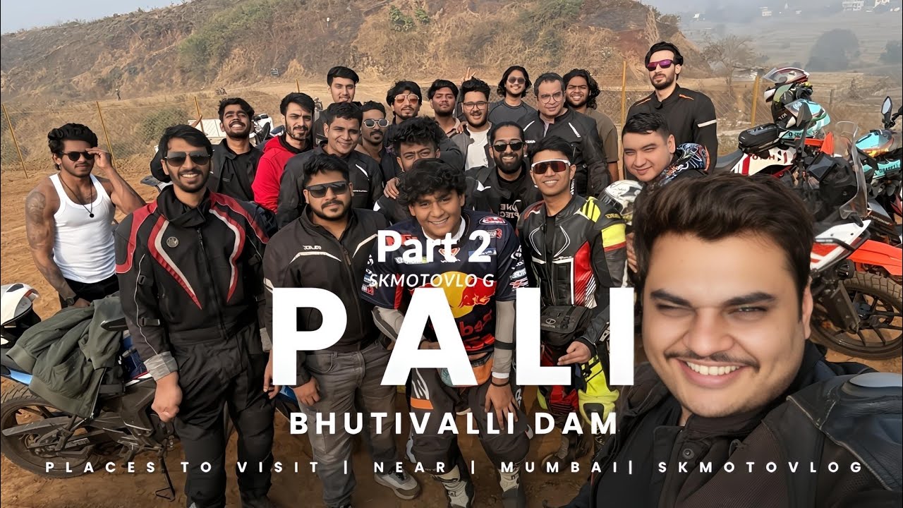 Mumbai to Pali Bhutivali Dam || Part 2 || Scenic mountain Ride | SK Motovlog and Teams 