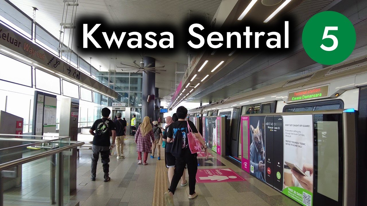 Kwasa Sentral MRT Station Interior & Exterior  | Kajang Line