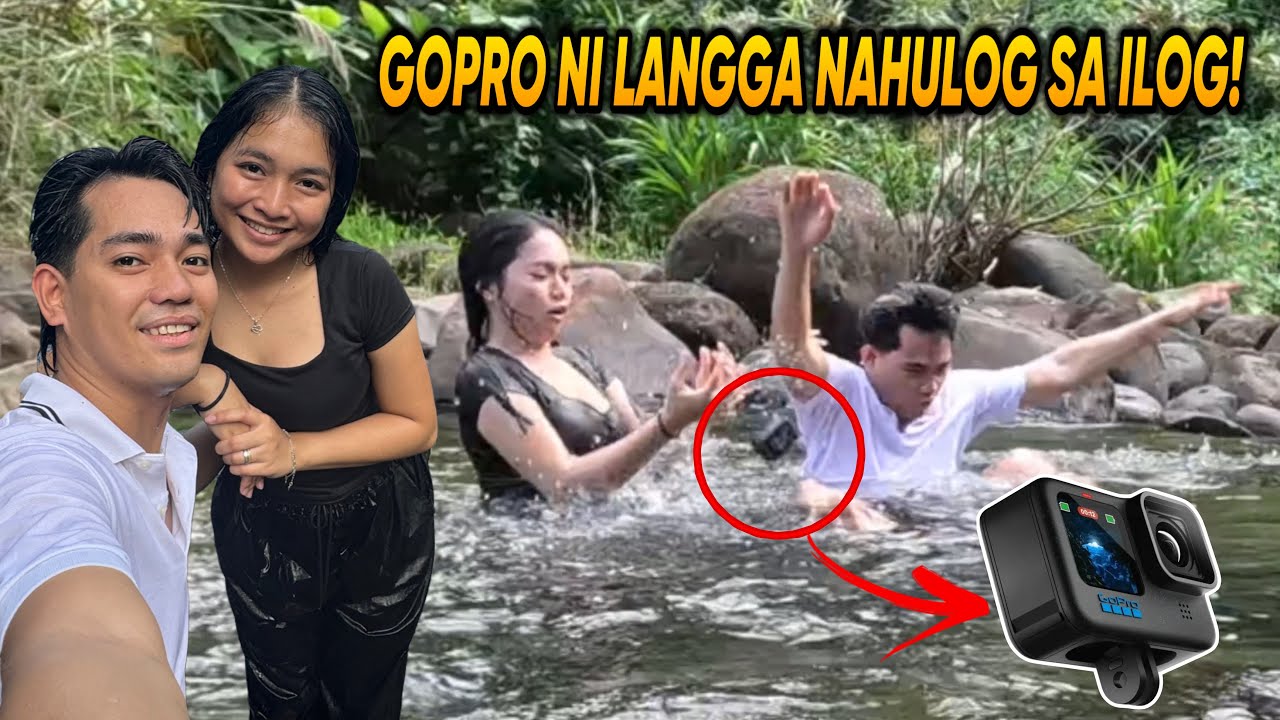 BIGLAANG LIGO NA WALA SA PLANO! | GOPRO NI LANGGA NAHULOG SA ILOG!