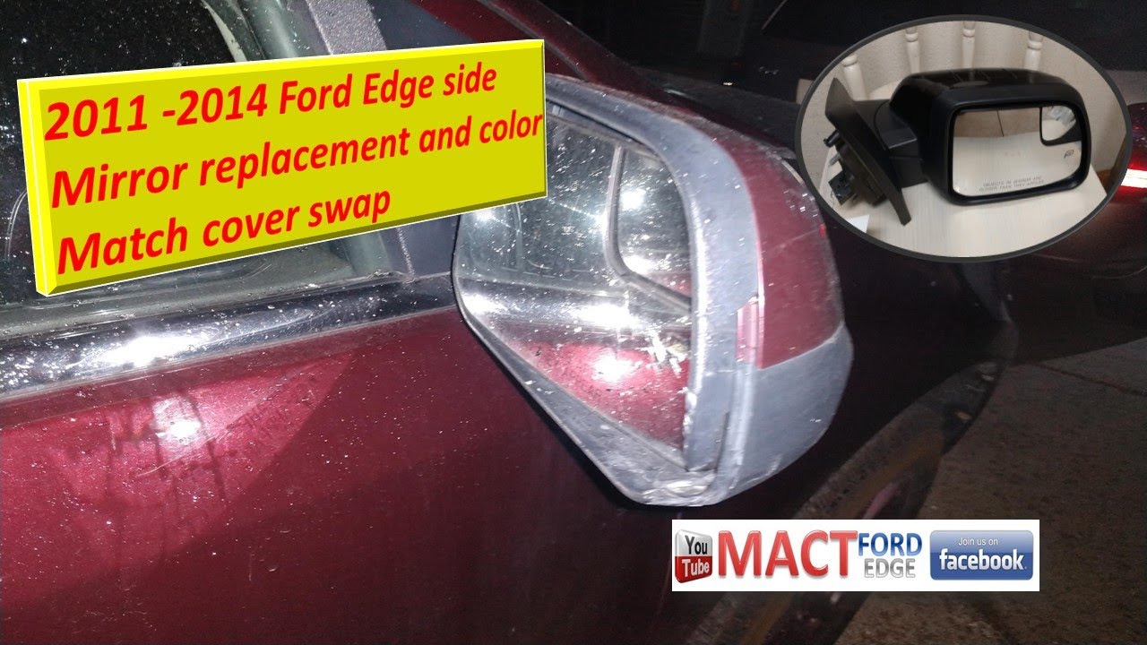Side mirror replacement and matching color cover swap