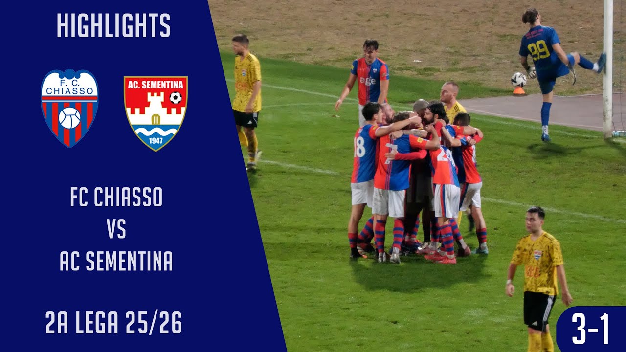 FC Chiasso VS AC Sementina (2a Lega 25/26)