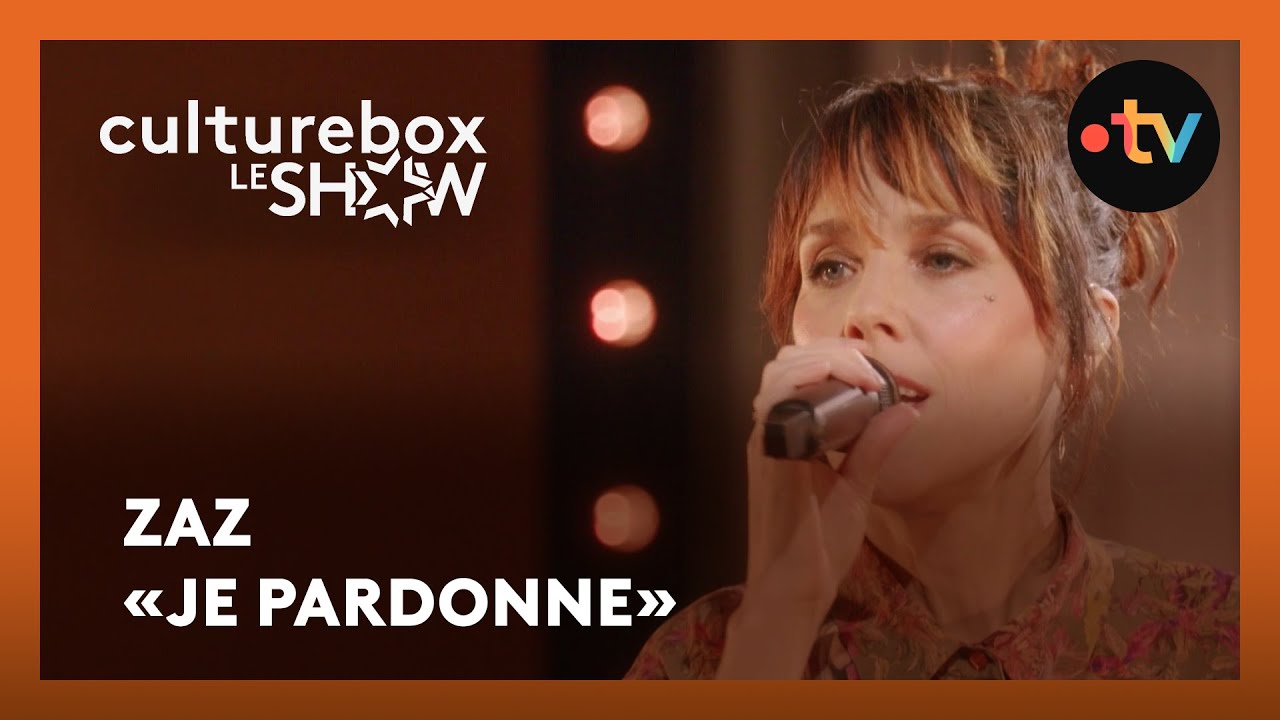 Zaz «Je pardonne» en live dans Culturebox, le show