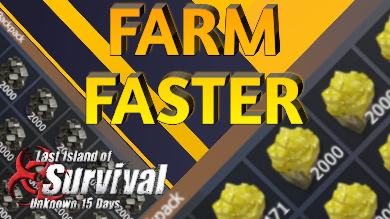 How to farm faster | free farm story | Last Island of Survival | Farming Guide | Spotify playlist |