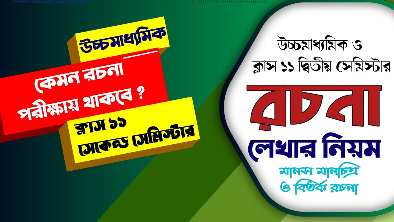 রচনা লেখার কৌশল🔥 উচ্চমাধ্যমিক ও একাদশ দ্বিতীয় সেমিস্টারের জন্য [মানস মানচিত্র ও বিতর্ক রচনা]