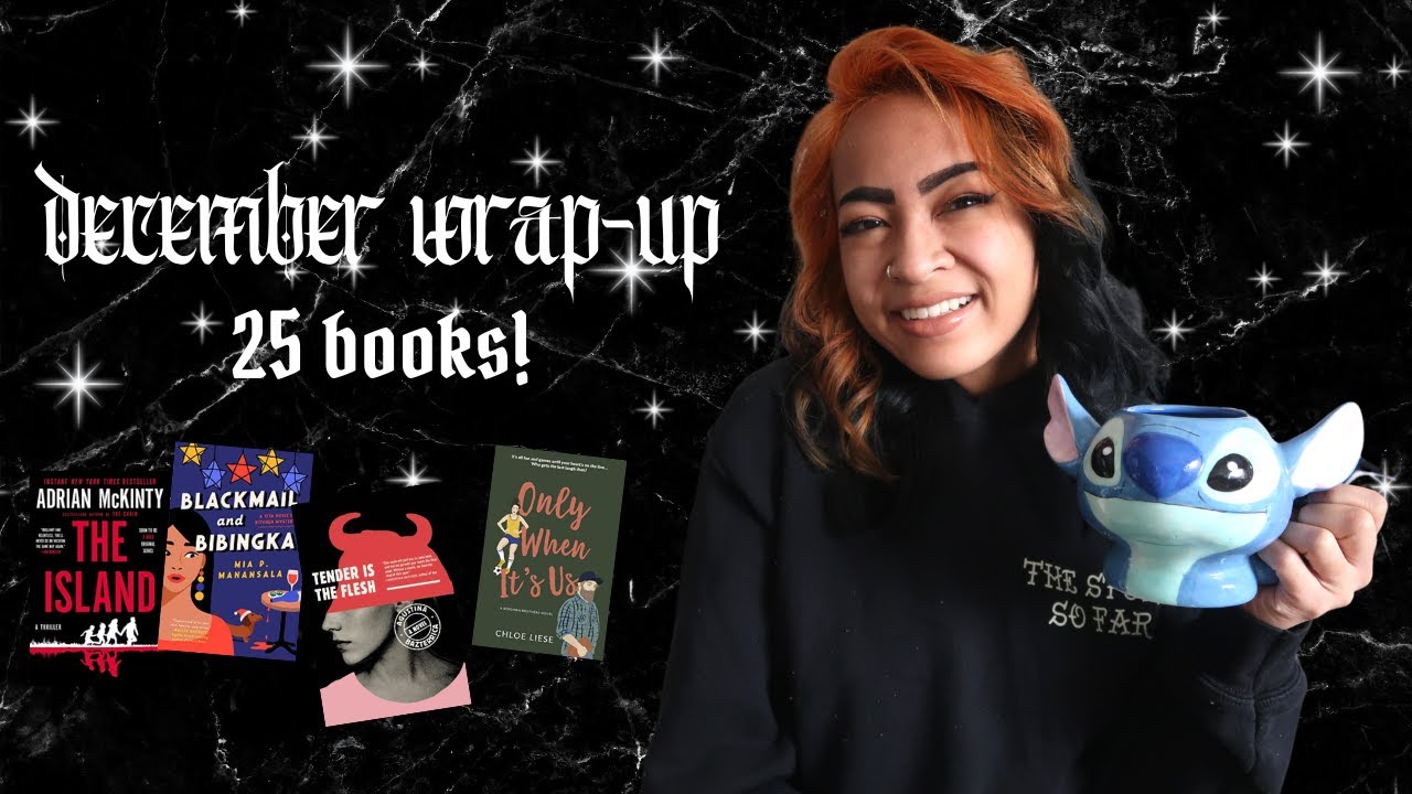 december wrap up | 25 books! | reread, rewrite, burn