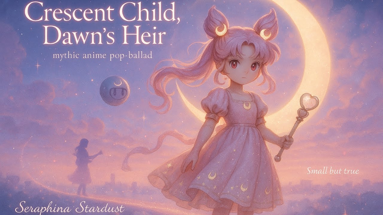 Crescent Child, Dawn&rsquo;s Heir | Sailor Chibi Moon Lyric Ballad [Sailormoon Lyric Video]