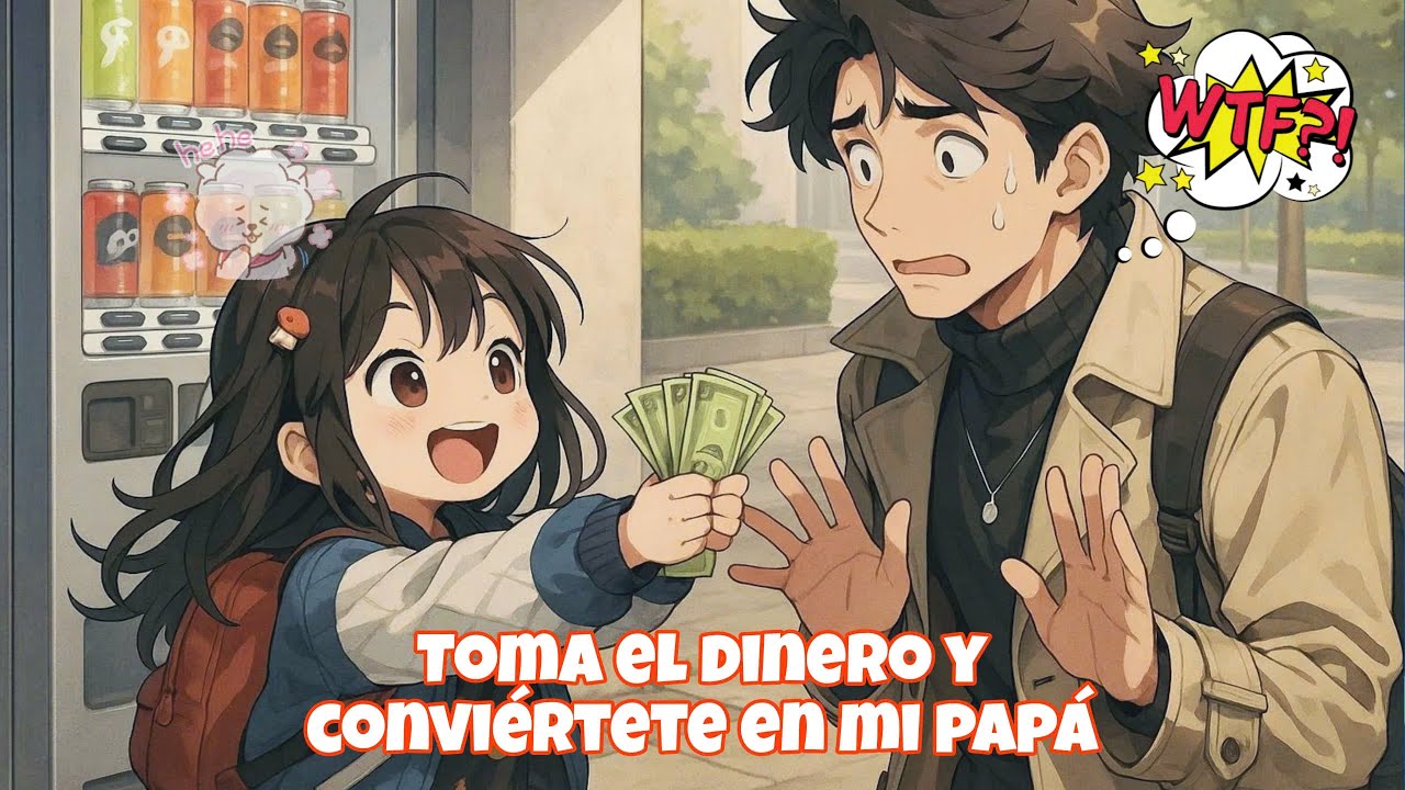 La niña le dio 250 yuanes al chico y le pidió que fuera su Papá | Manhwa Emocionamte