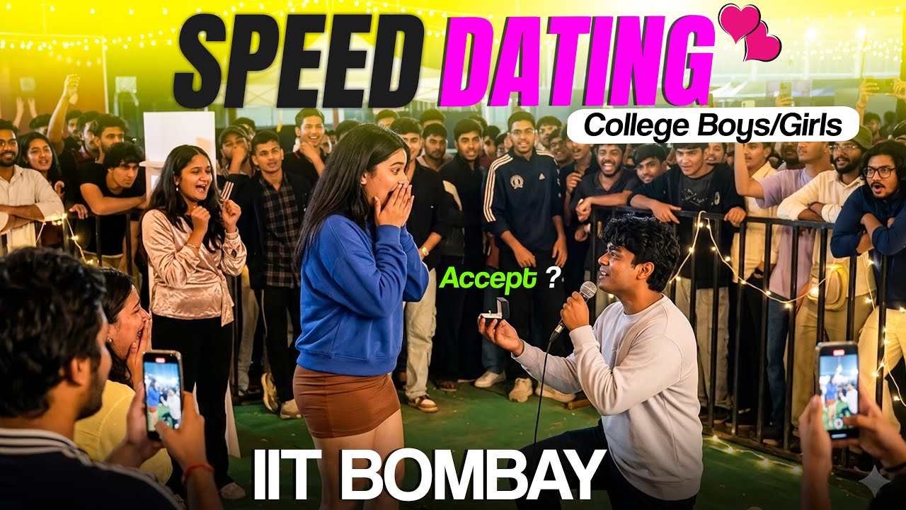 Can IITians Impress a Girl in 60 Seconds? | Speed Dating at IIT Bombay 💘